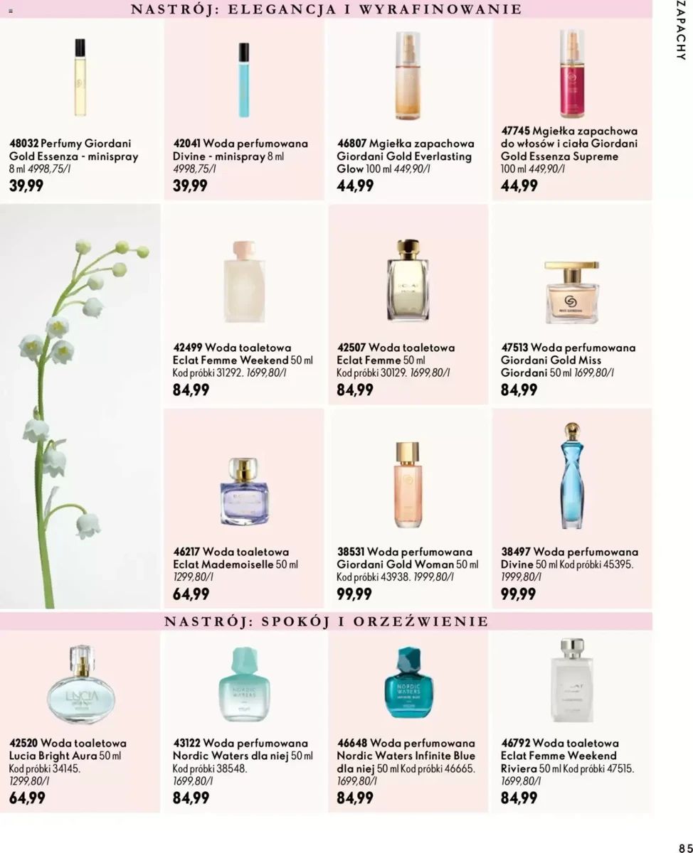 Gazetka Oriflame, strona 85 z 172
