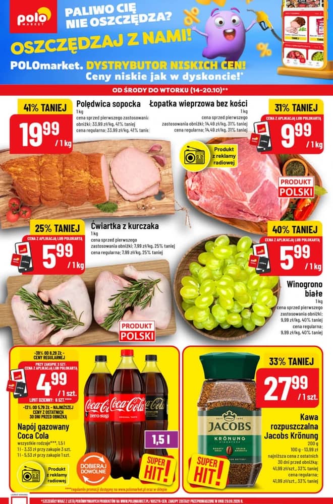 Okładka gazetki PoloMarket, ważna 14–20 październik 2026