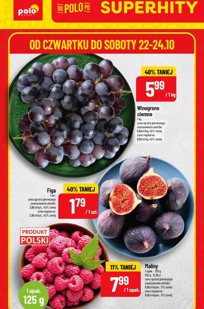 Okładka gazetki PoloMarket, ważna 22–24 październik 2026