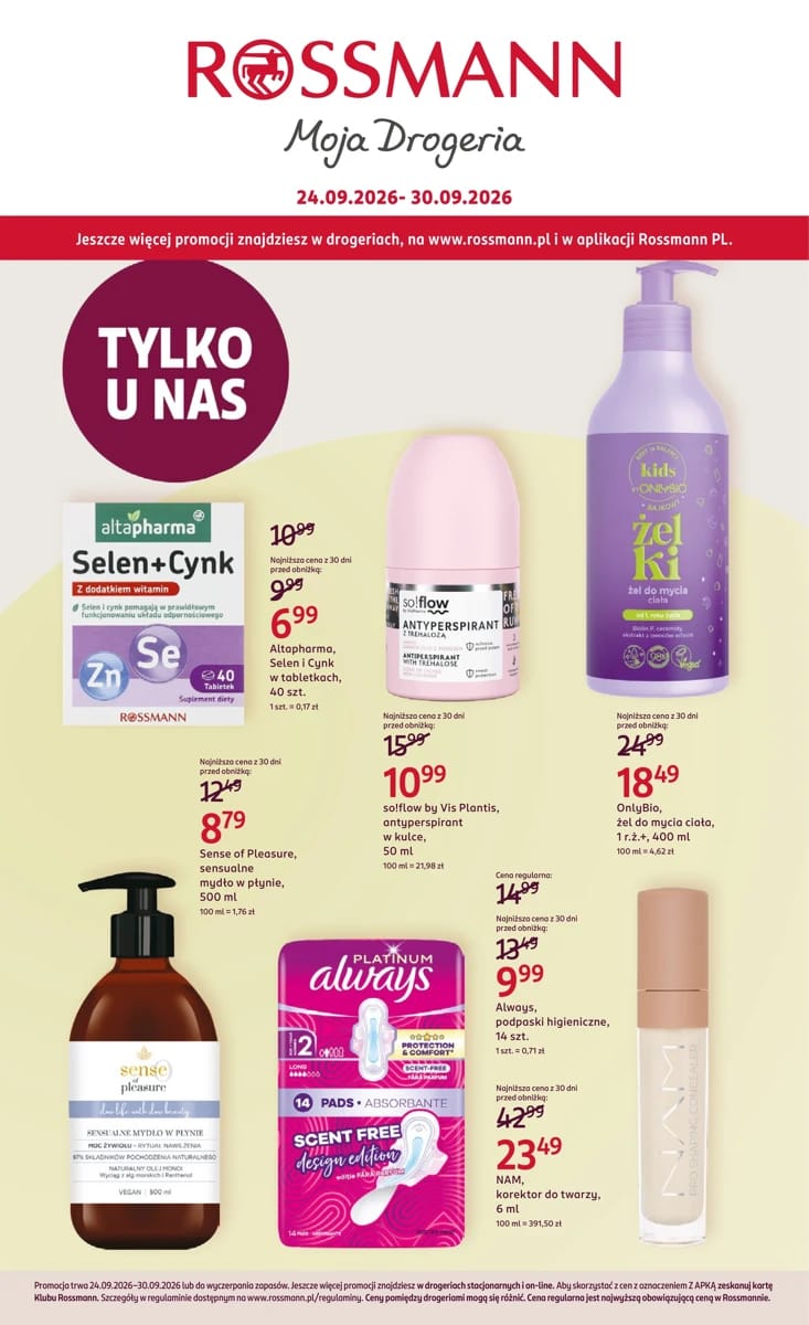 Gazetka Rossmann, strona 1 z 8