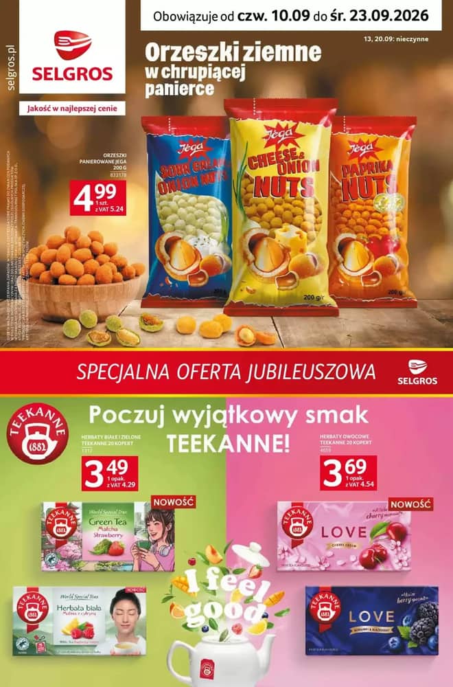 Okładka gazetki Selgros, ważna 10–23 wrzesień 2026