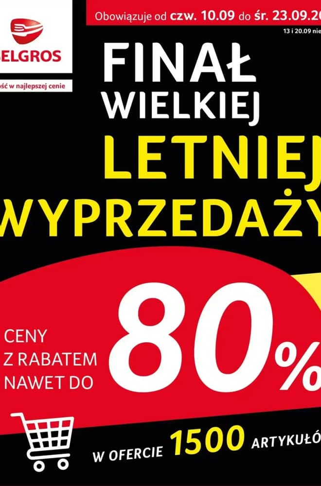 Okładka gazetki Selgros, ważna 10–23 wrzesień 2026