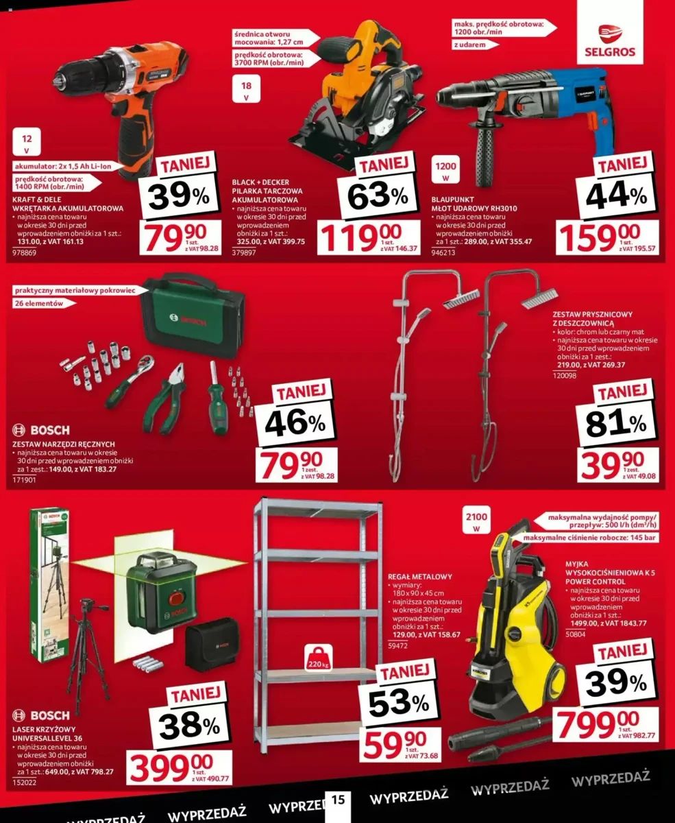 Gazetka Selgros, strona 15 z 15