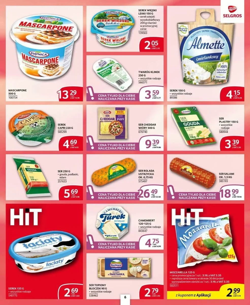 Gazetka Selgros, strona 6 z 39