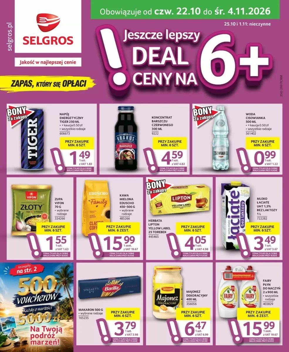 Gazetka Selgros, strona 1 z 40