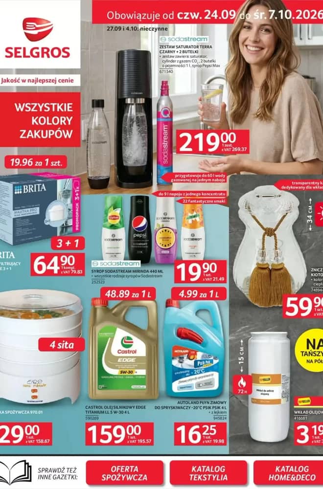 Okładka gazetki Selgros, ważna 24 września 2026 – 7 października 2026