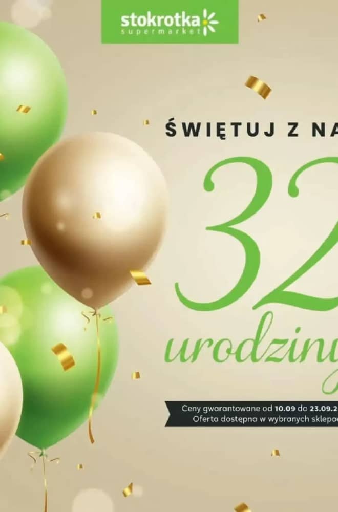 Okładka gazetki Stokrotka, ważna 10–23 wrzesień 2026