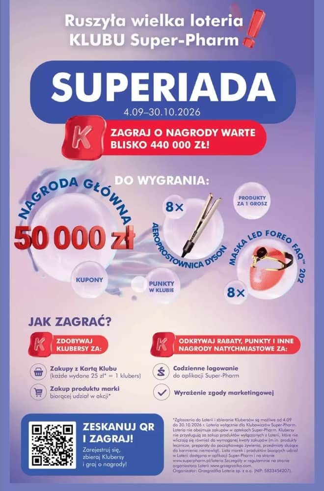 Okładka gazetki Super-Pharm, ważna 4 września 2026 – 30 października 2026
