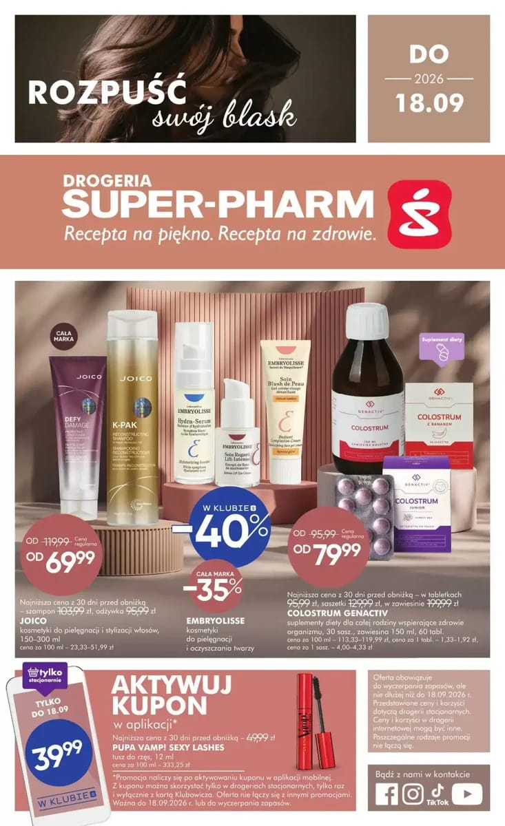 Gazetka Super-Pharm, strona 1 z 20