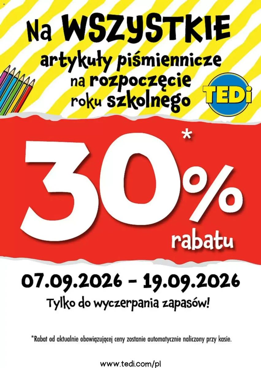 Gazetka Tedi, strona 1 z 5
