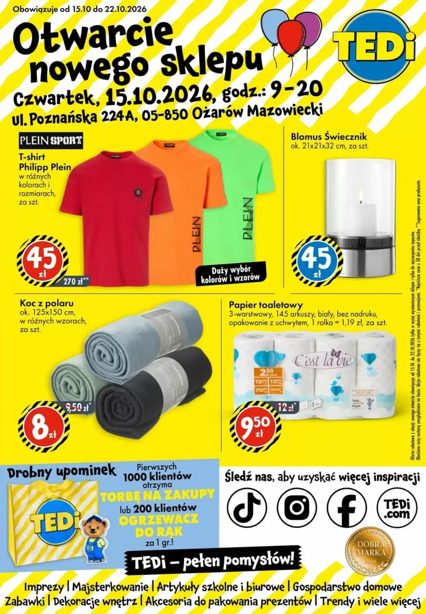Gazetka Tedi, strona 1 z 18