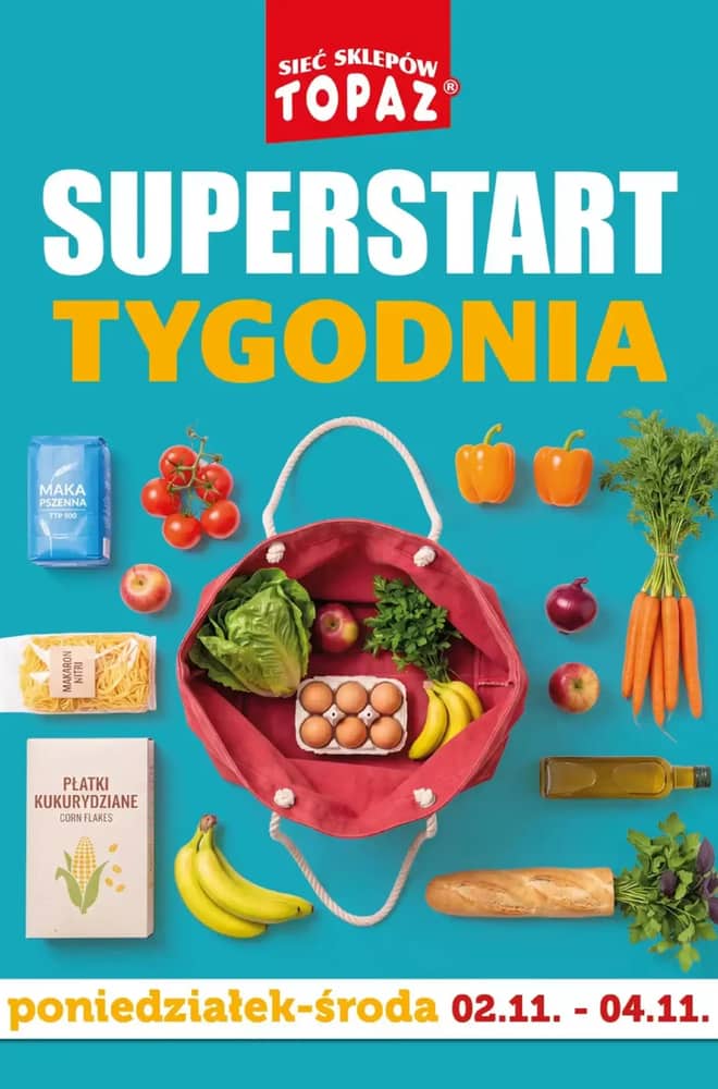 Okładka gazetki Topaz, ważna 2–4 listopad 2026