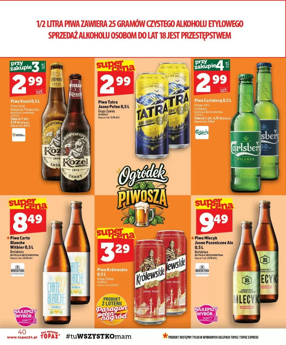 Gazetka Topaz, strona 40 z 50