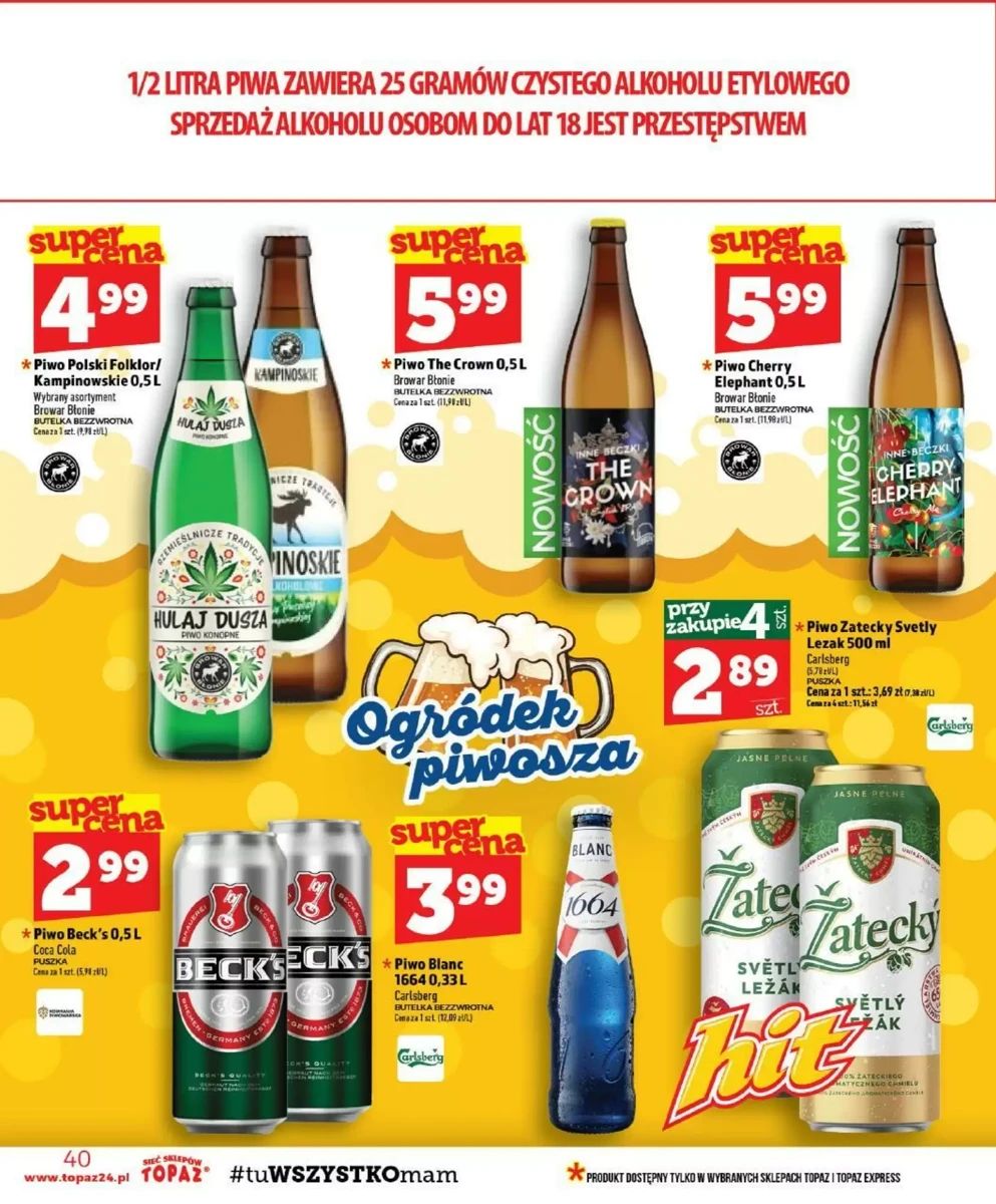 Gazetka Topaz, strona 40 z 60