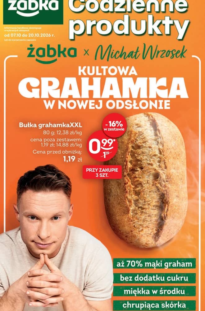 Okładka gazetki Żabka, ważna 7–20 październik 2026