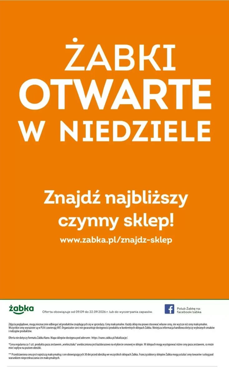 Gazetka Żabka, strona 18 z 18