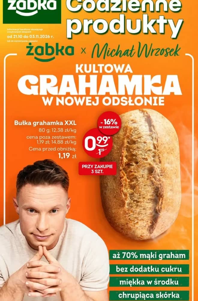 Okładka gazetki Żabka, ważna 21 października 2026 – 3 listopada 2026