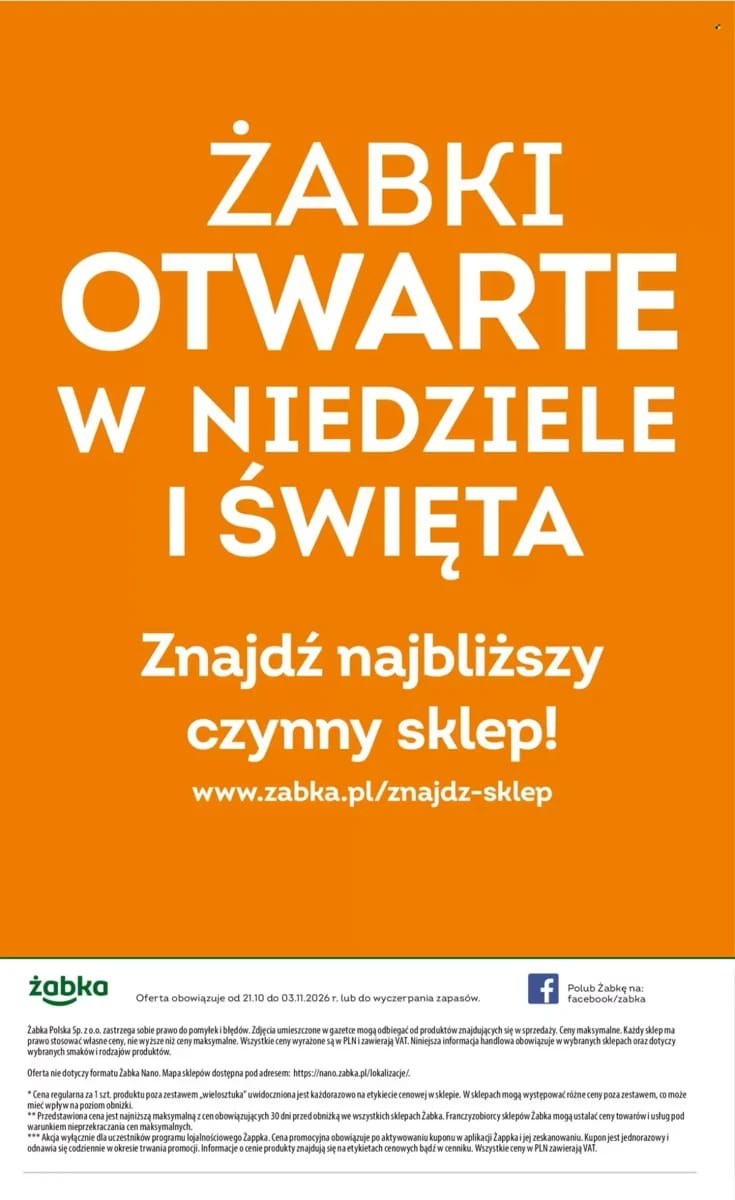 Gazetka Żabka, strona 20 z 20