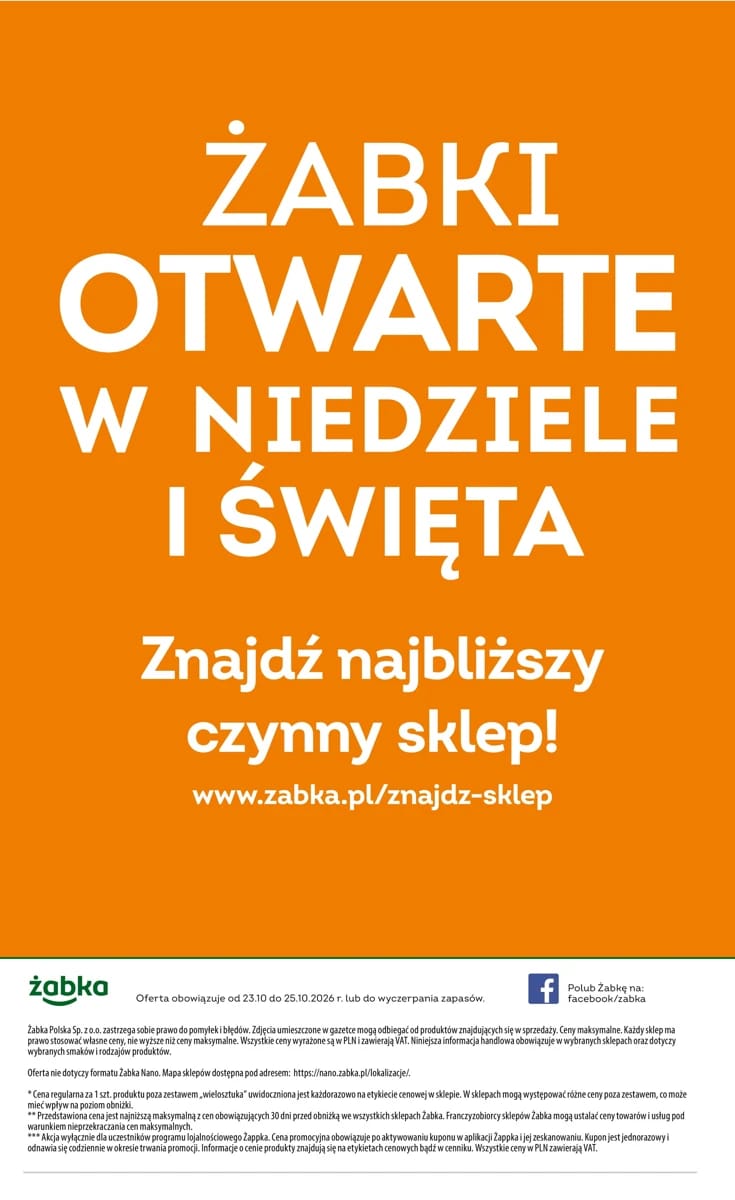 Gazetka Żabka, strona 8 z 8