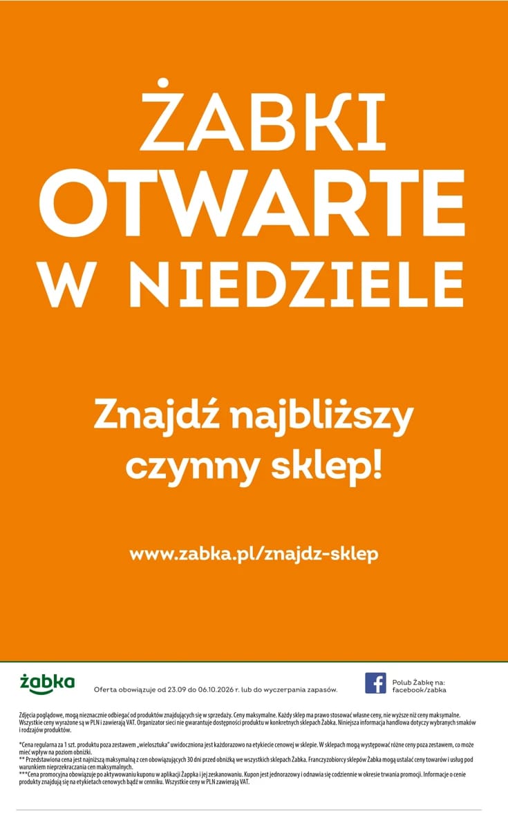 Gazetka Żabka, strona 20 z 20