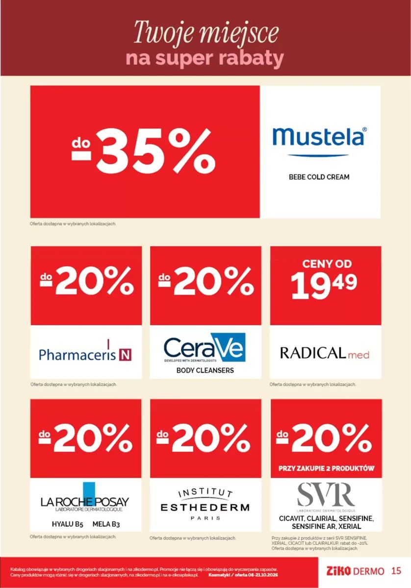 Gazetka Ziko Dermo, strona 15 z 16